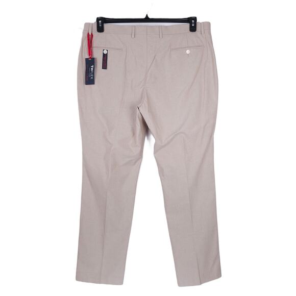 Tommy Hilfiger Men's Modern-Fit Stretch Chambray 2-Piece Suit Tan 46L 40x32 NWT - Picture 10 of 13